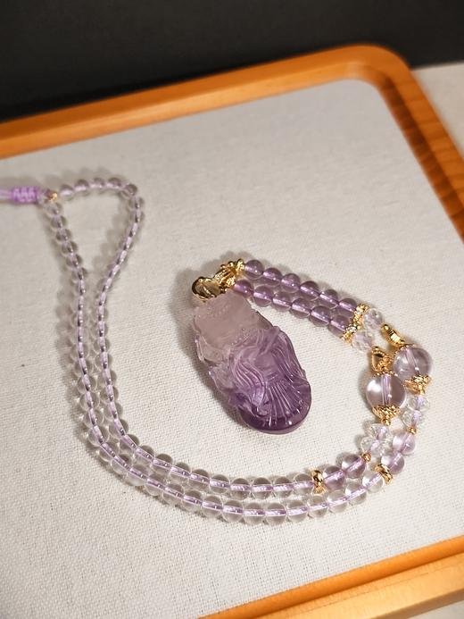 紫水晶狐狸吊坠 商品图4