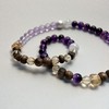 【普陀山】设计款紫超七水晶沉⾹手串  ⼼宁-流光双圈 商品缩略图2