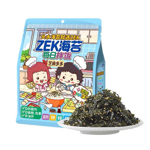 ZEK芝麻多多每日拌饭海苔70g 商品图0