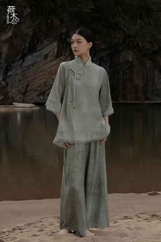 荷木HEMU丨清溪·短上衣 商品图3