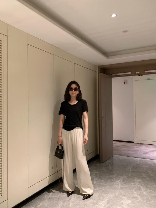 max醋酸抓皱肌理高级了空气垂垂裤 商品图5