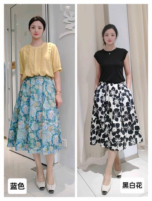 585771时尚气质款双袋丝光棉半裙 商品图5