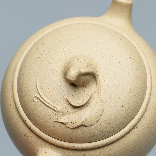 百年紫砂品牌铁画轩出品 本山绿泥 福禄紫砂壶 商品图4
