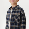 马克珍妮男童复古格纹百搭衬衫儿童纯棉衬衣2025年秋装新品551569 商品缩略图3