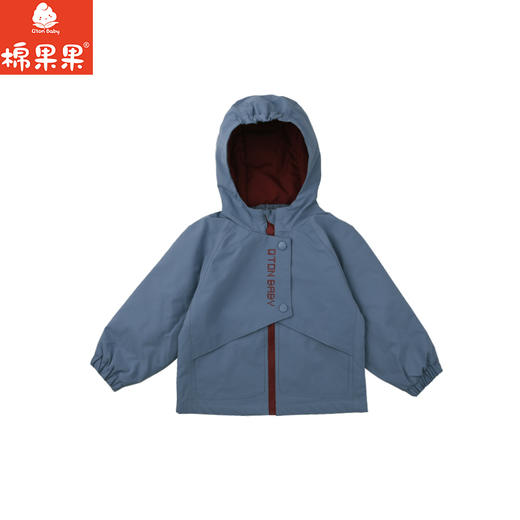 棉果果秋季新品男童星辰蓝绗棉加棉保暖风衣M312100725451 商品图1