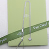 Van Cleef & Arpels梵克雅宝 四叶草 满钻项链 女款 白金色（SJ） 商品缩略图3