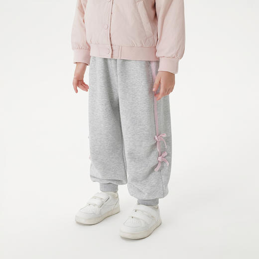 马克珍妮女童甜美蝴蝶结宽松灯笼裤 宝宝裤子卫裤秋装新品551330 商品图1