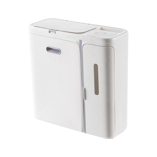 【厨房垃圾桶挂式】家用壁挂收纳桶带盖 厕所卫生间浴室挂壁迷你小号桶  商品图3