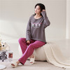 康妮雅女式长袖长裤套头套装 商品缩略图2