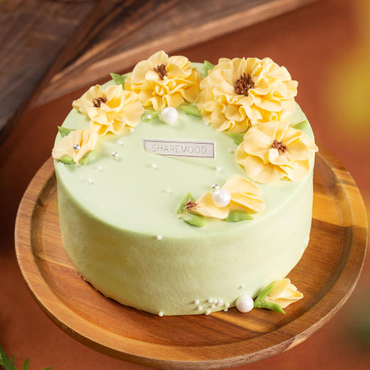 【繁花】开心果哈密瓜椰果冻 商品图0