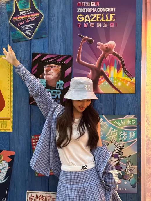 缪缪新款天蓝色渔夫帽（CO） 商品图1