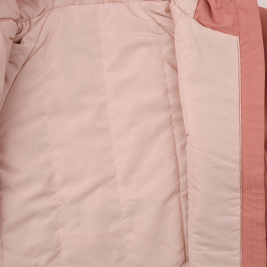 棉果果秋季新品女童珊瑚粉色绗棉加棉保暖风衣M322100725428 商品图2