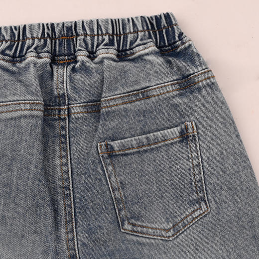 棉果果秋季新品男童永恒蓝色牛仔长裤M312200225470 商品图5