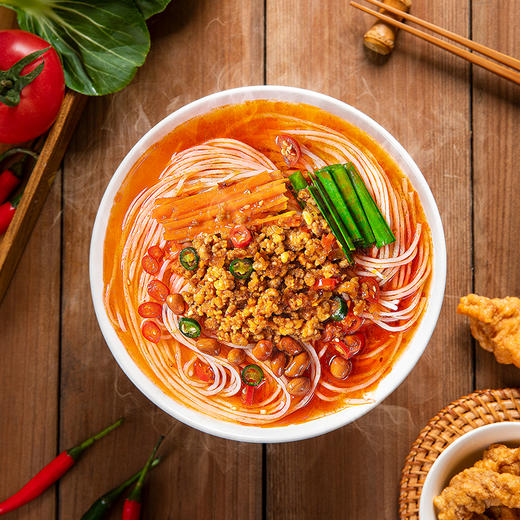 【高原采】 💞惠享版💞 滇味火锅干米线 袋装150g 真红传说 香辣爽口 商品图4