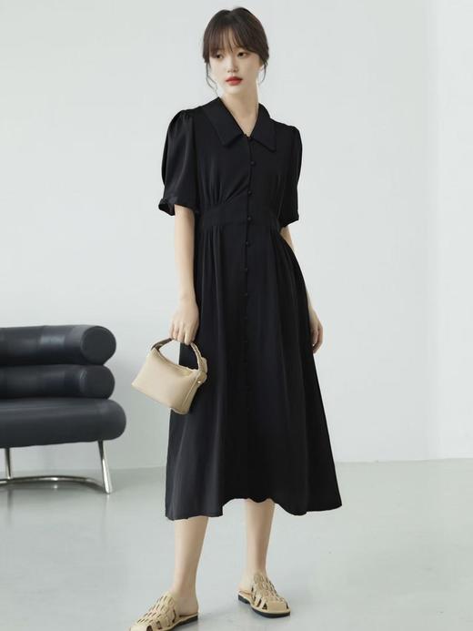 6.30清仓（NO退，能接受拍）-尘兮9915包扣缩腰连衣裙-喜出 商品图0