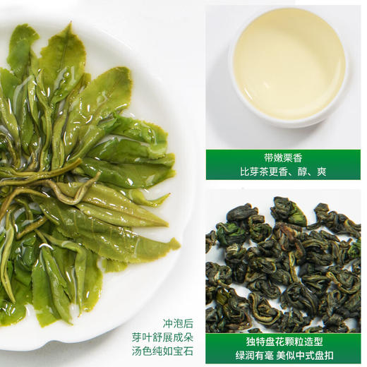 贵茶叶 特级新茶2025年春茶绿宝石绿茶 独立小包铁盒装108g 商品图5