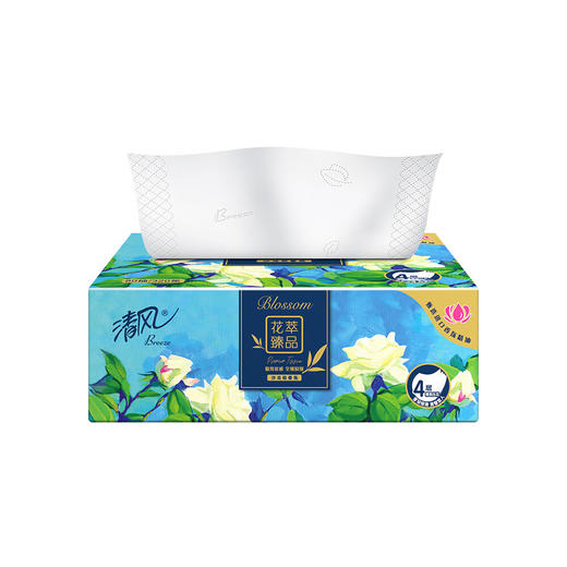 清风花萃臻品4连包320抽/包(E6-03-05) 商品图1