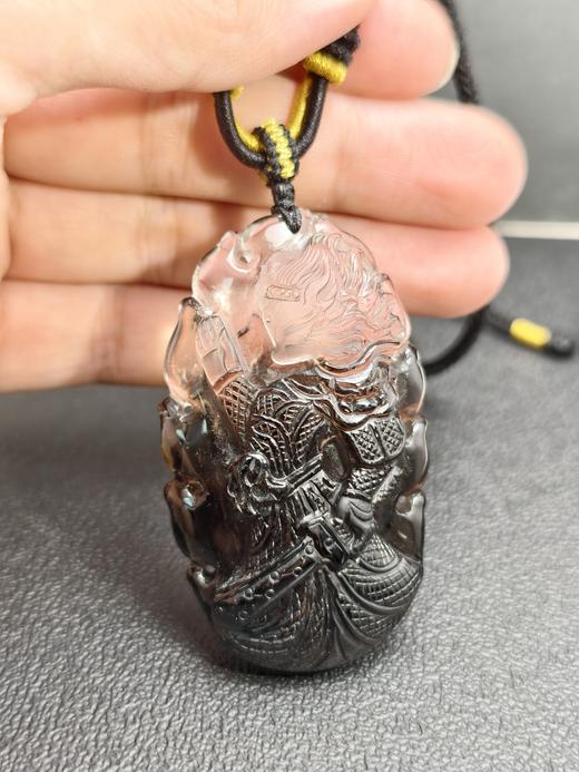 茶水晶狐狸吊坠 商品图2