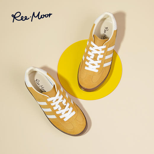 REEMOOR睿慕丨2025年新款法式复古简约德训鞋R3Y507 商品图8