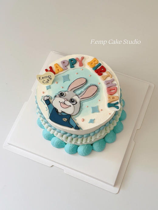 兔子警官蛋糕 商品图0