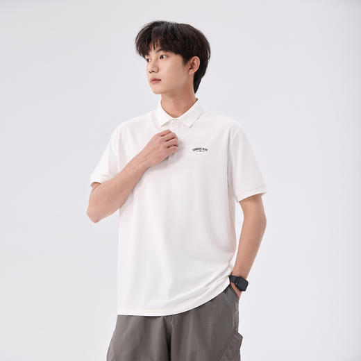 gxgjeans【含桑蚕丝】凉感短袖POLO衫25夏款商务休闲百搭男士上衣K&C 商品图2