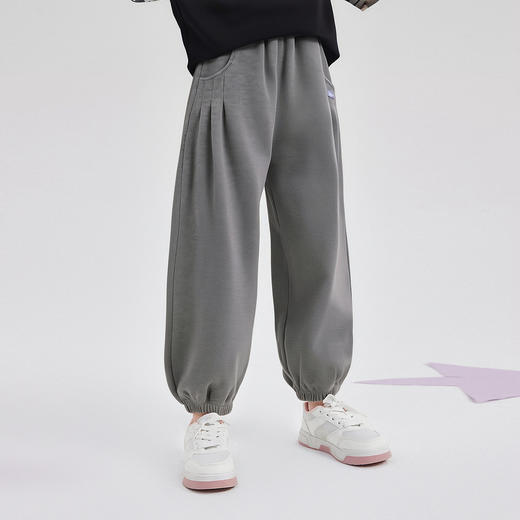 笛莎Deesha 童装女童裤子2025秋新款女童宽松针织束脚裤 商品图0