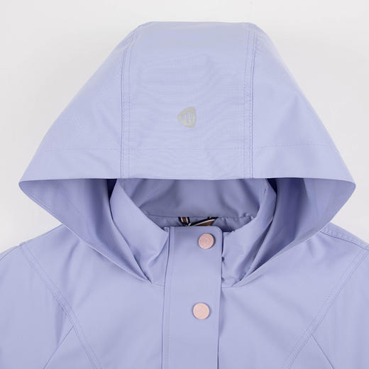 水孩儿童装女童外套2025秋季新品中大童厚风衣拒水防油污中长上衣 商品图1