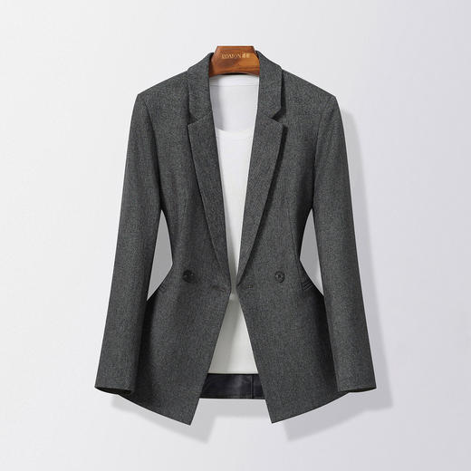 【易打理】罗蒙气质时尚女士休闲西服宽松显瘦挺阔上衣高级感西装外套 商品图9