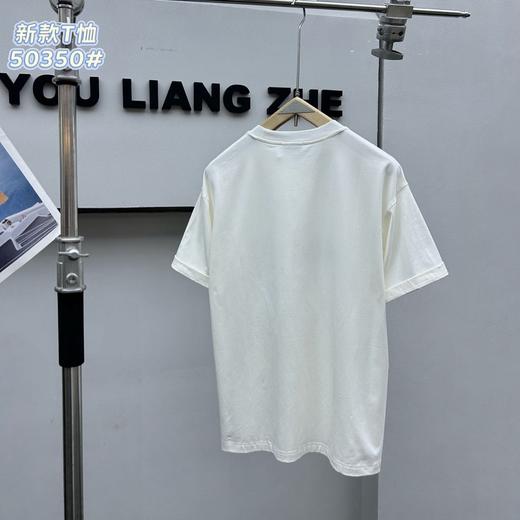重工字母贴布绣潮流短袖T恤男士夏季新款半袖上衣   YLZ-E50350* 商品图1