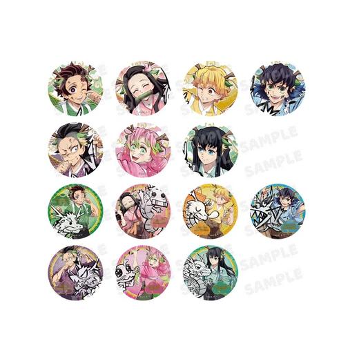 ufotableCafe 鬼灭之刃 鬼灭祭 五周年 纪念祭 辰年 吧唧 徽章 14包/盒 国谷 商品图0