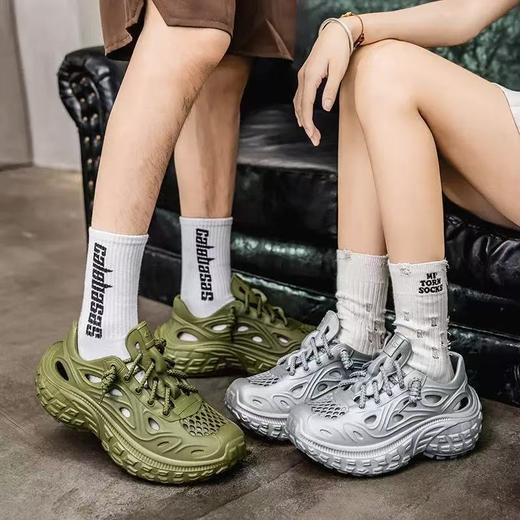 轮胎底凉鞋男夏季新款外穿防滑青少年户外运动厚底耐磨沙滩鞋 商品图1