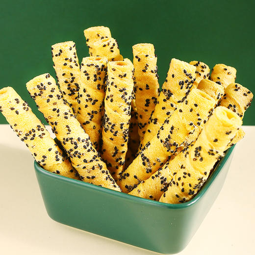 【醒粉福利12.9元/箱】老上海芝麻蛋酥卷休闲蛋卷解馋小零食 商品图3