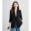 【西服+西裤】罗蒙女士纯色职业西服套装舒适通勤时尚两件套女百搭 商品缩略图8