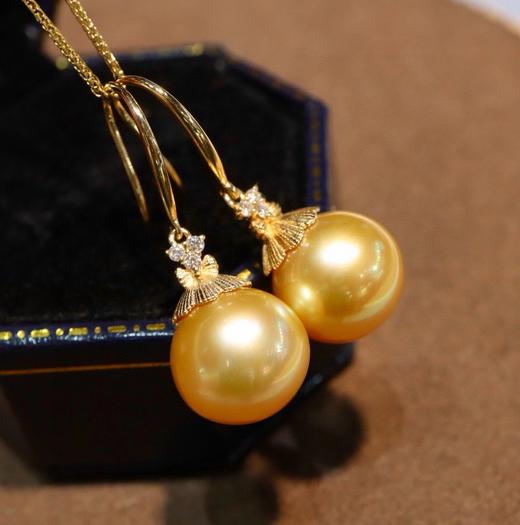 11.7mm金珠耳坠 商品图1