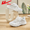 回力女鞋芭蕾德训鞋夏季薄底网面透气银色月牙珍珠蕾丝小众运动鞋WXY(S)-5290L 商品缩略图4