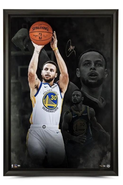 斯蒂芬·库里亲笔签名艺术画 “Target Acquired” 商品图0