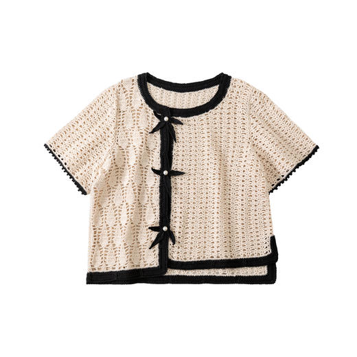 苏苏姐家呈竹上衣手工DIY蕾丝线钩针亚麻毛线团材料包 商品图4