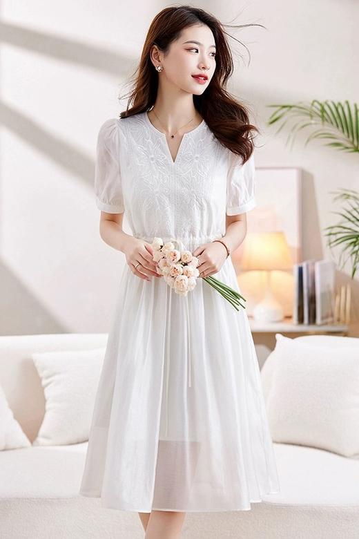 ELLA JADE 简约大方收腰连衣裙 20669 商品图0