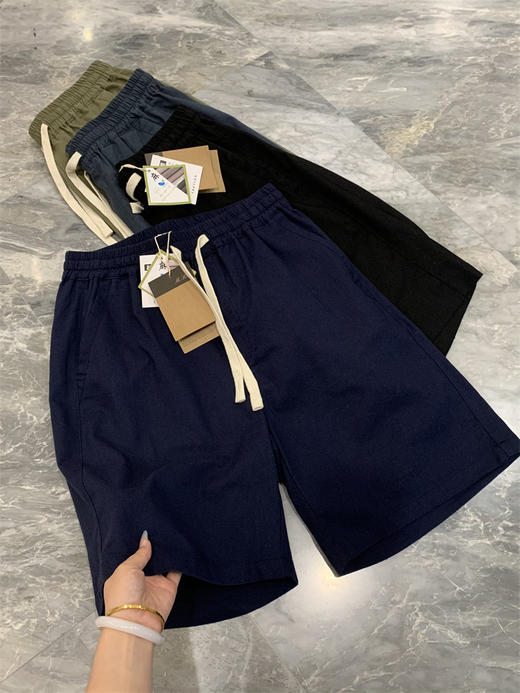 70棉30麻!轻薄透气！2025岛国科技面料休闲百搭夏季透气宽松休闲短裤！ 商品图6