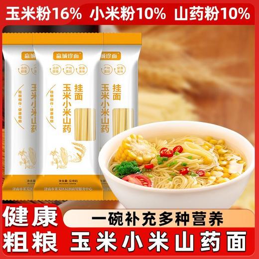 【玉米小米山药面条】龙须面挂面铁棍山药面早餐粗粮代餐 商品图4