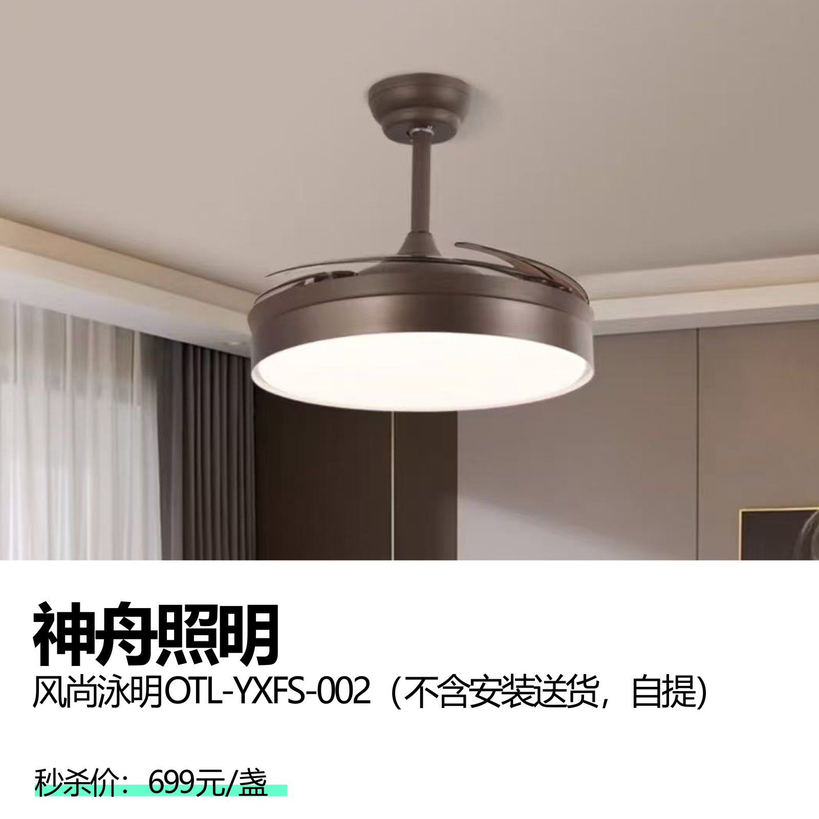 神舟照明 风尚泳明OTL-YXFS-002（不含安装送货，自提）