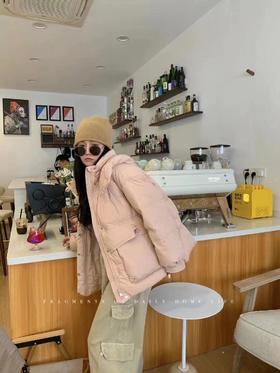 【YW】无忧购“”韩系可爱减龄连帽加厚小个子白鸭绒外套6820（截单后3-5天发货）