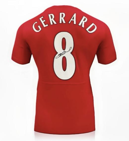 杰拉德利物浦05年复古亲签球衣 商品图0