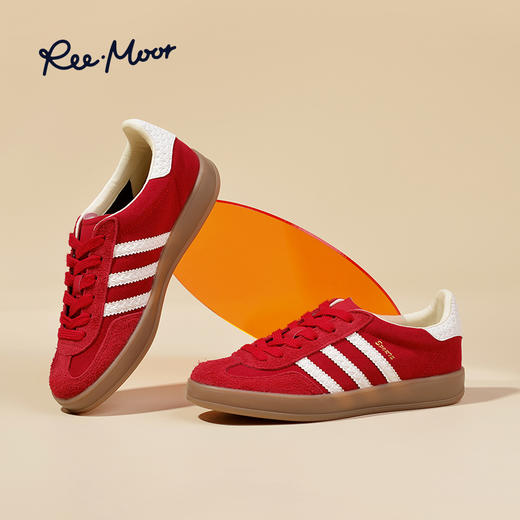REEMOOR睿慕丨2025年新款法式复古简约德训鞋R3Y507 商品图4