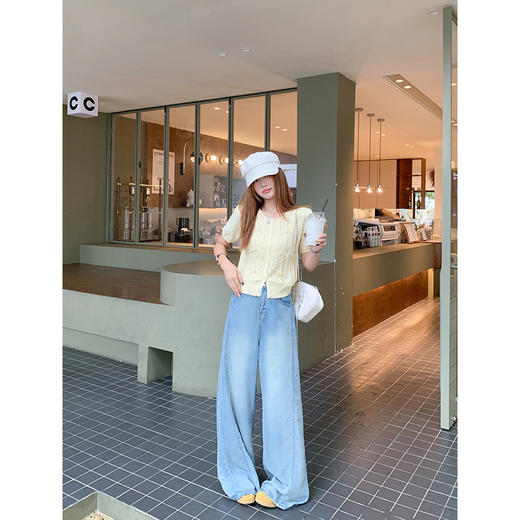 【149元任选2件】 现货！针织蝴蝶结短袖 商品图2