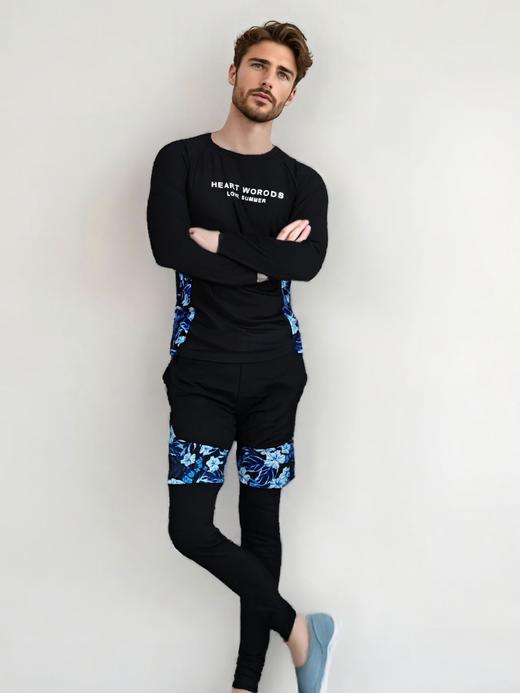 运动户外-分体防晒泳衣速干长袖冲浪度假套装 商品图3