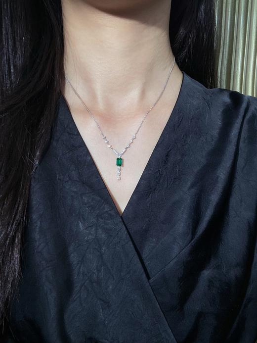 1.27ct刻面祖母绿项链 商品图4