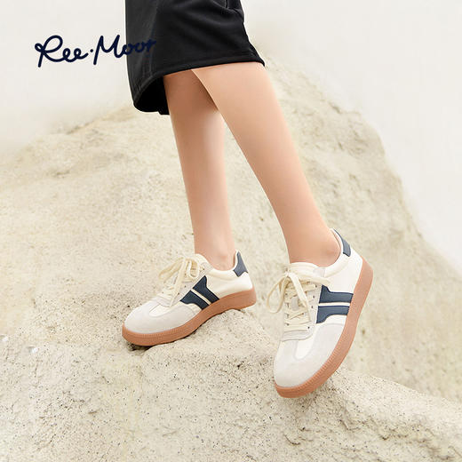 REEMOOR睿慕丨2025年春季经典拼色德训鞋 商品图0