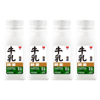味全 严选牧场牛乳鲜牛奶240ml*4 低温奶早餐奶高品质鲜奶【SQF认证】 商品图1
