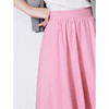 初语凉感莱赛尔棉质半身裙女2025玫粉色百搭中长A字裙 商品缩略图3